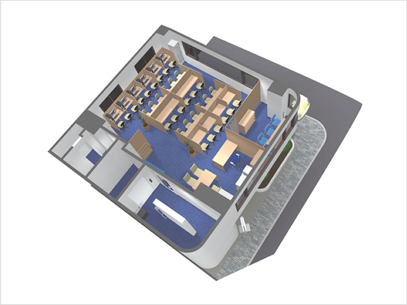 教室内3Dイメージ